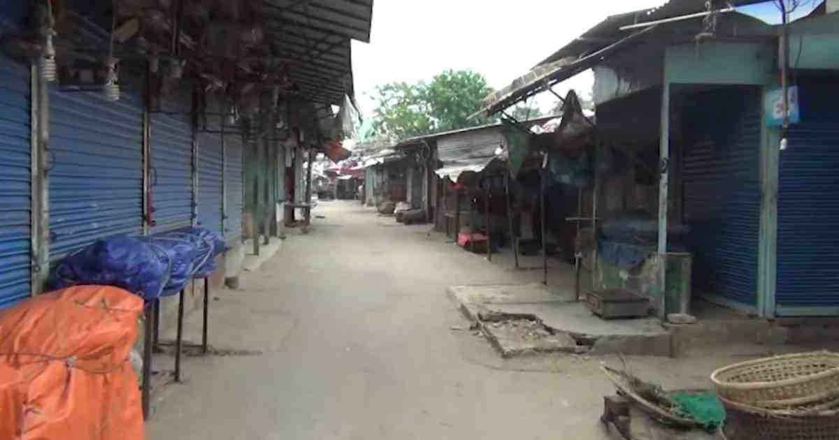 Rajganj Bazar put under lockdown in Cumilla